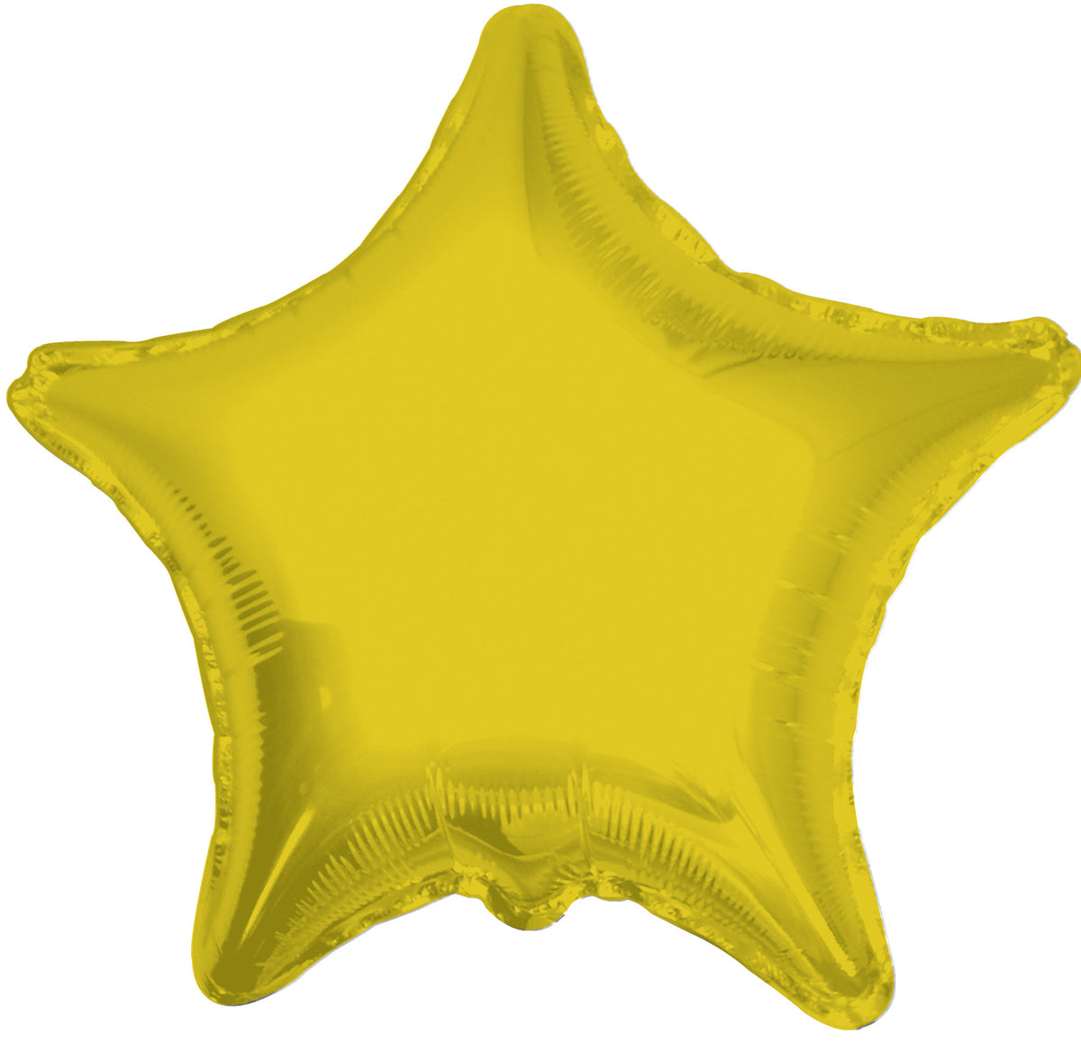 18" Metallic Gold Star Helium Foil Balloon (5 Pack) #17573