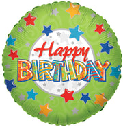 9" Mini Happy Birthday Air Fill Only Foil Balloon (5 PACK) #17605-09