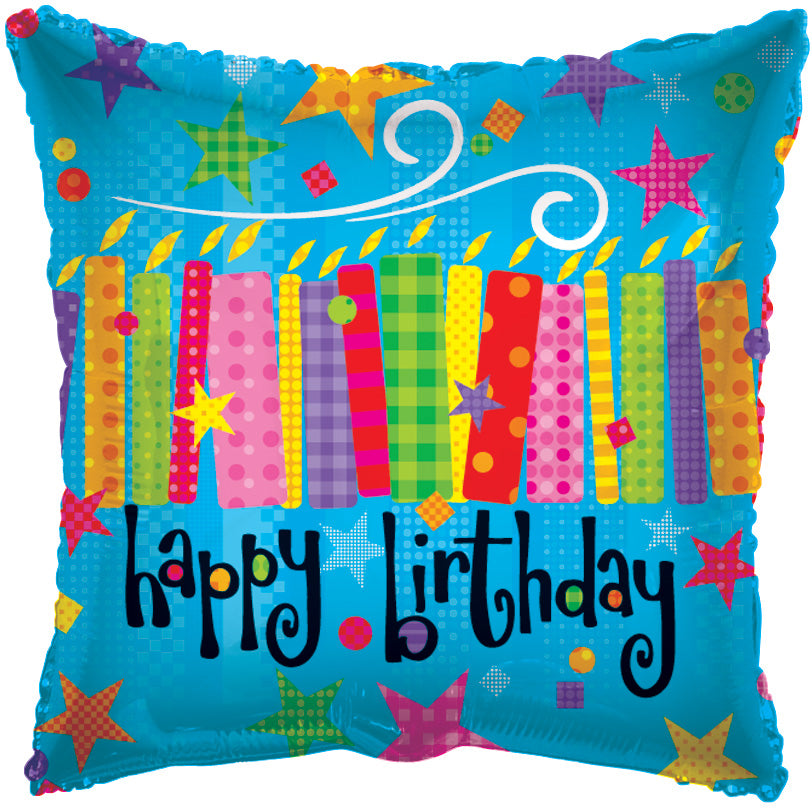 4" Happy Birthday Candles Air Fill ONLY (5 pack)#17720-04