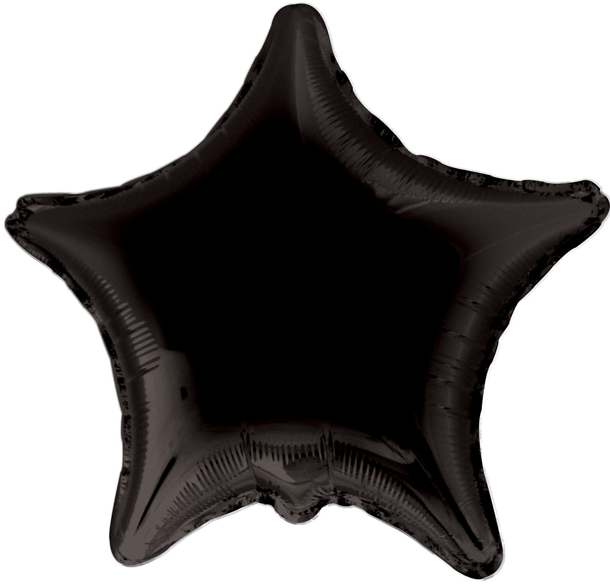18" Black Star Foil Helium Balloons (5 Pack) #17821