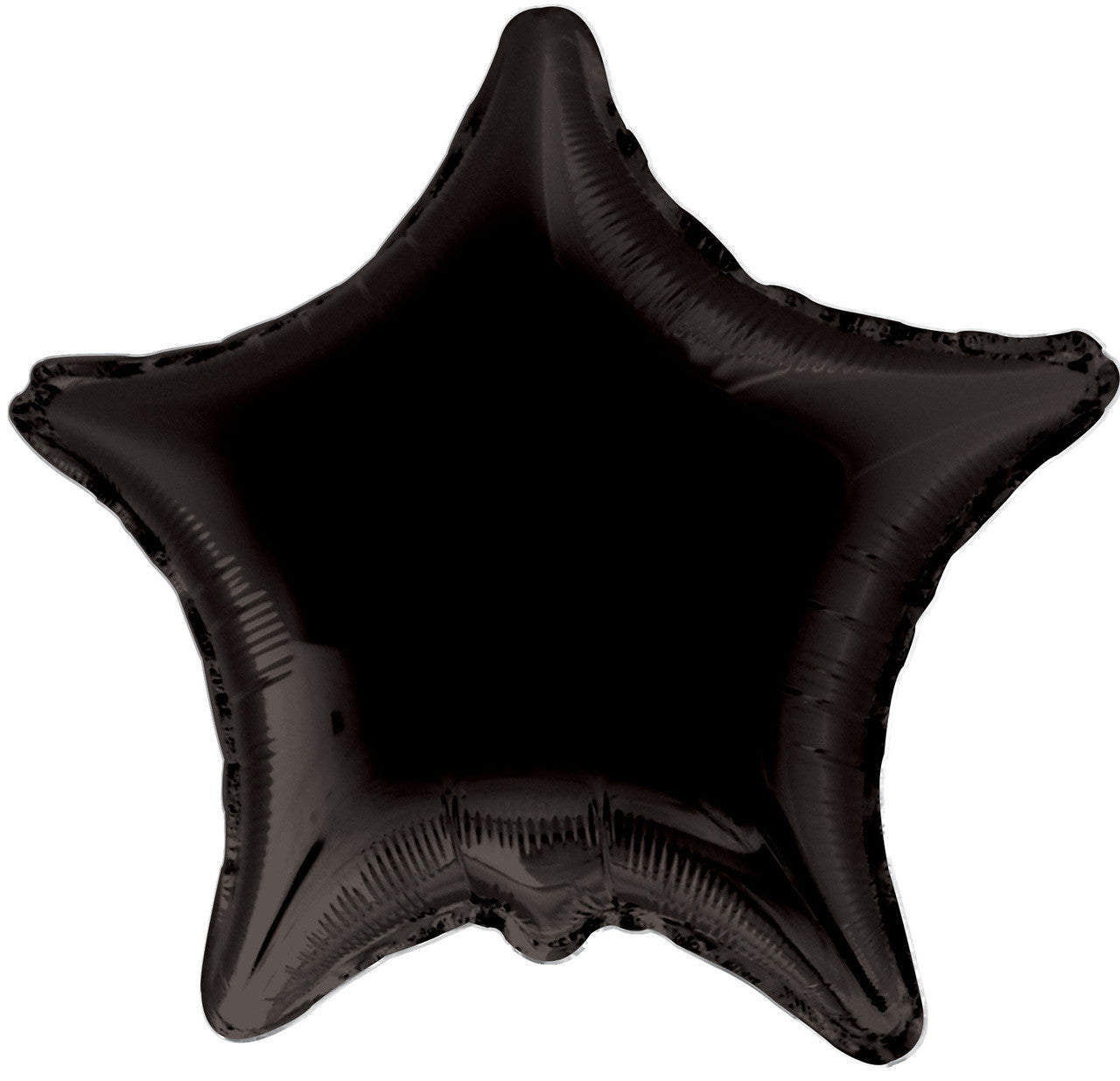 19" Black Star Foil  Helium Balloons (5 Pack) #17821