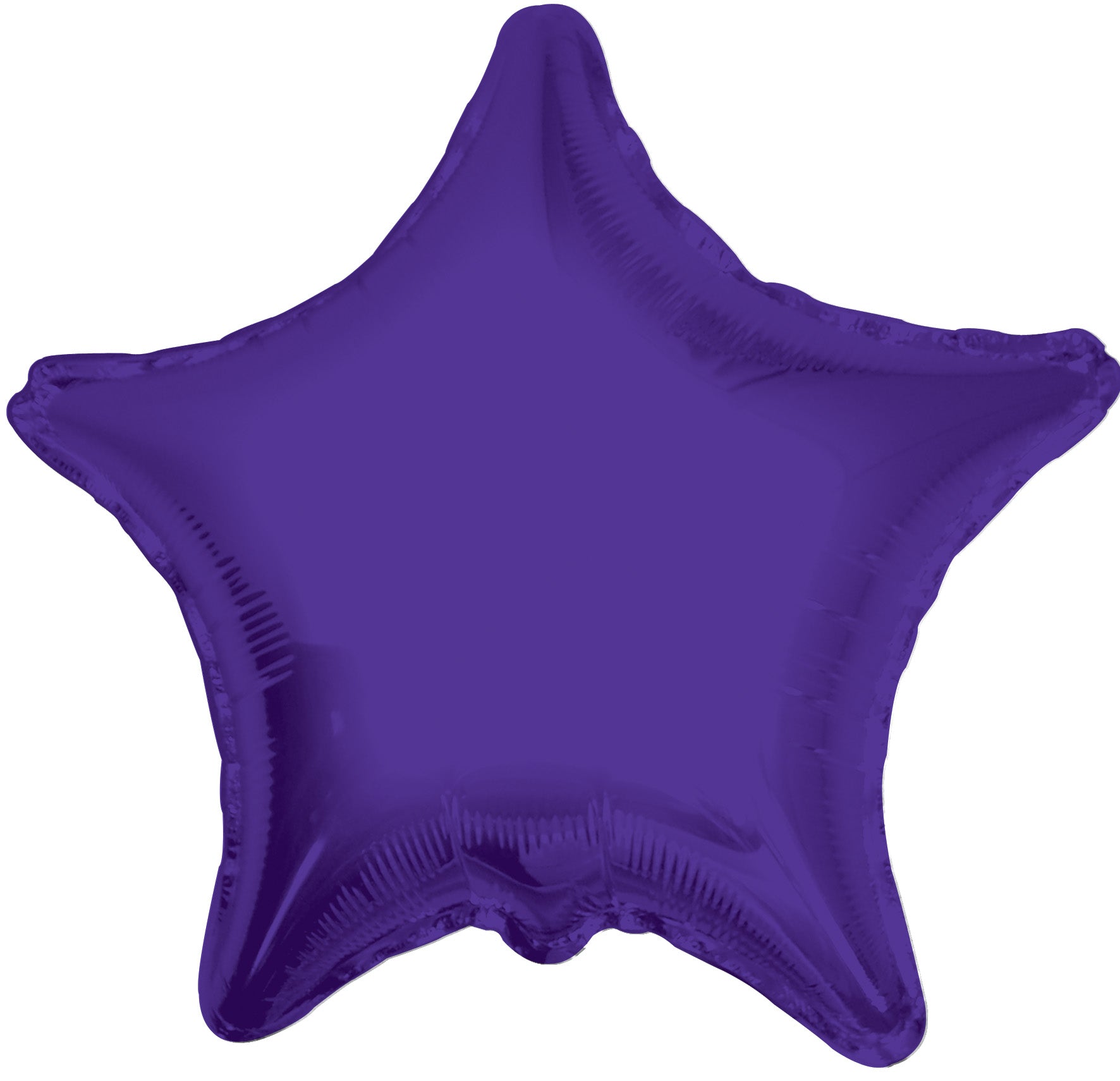 18" Purple Star Helium Foil Balloon (5 Pack) #17822