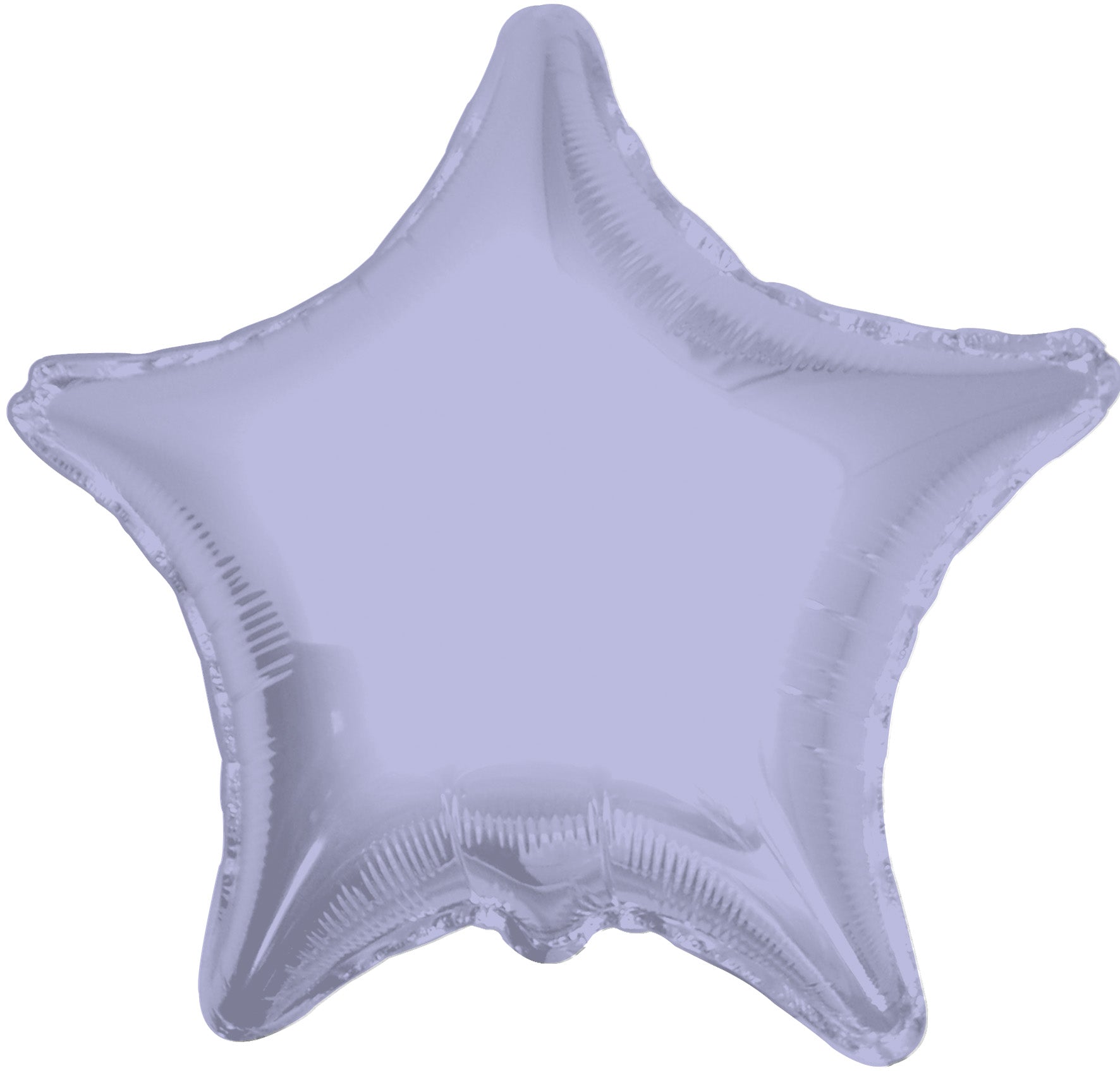 19" Metallic Pastel Lilac Star Helium Foil Balloon 5 pack #17860