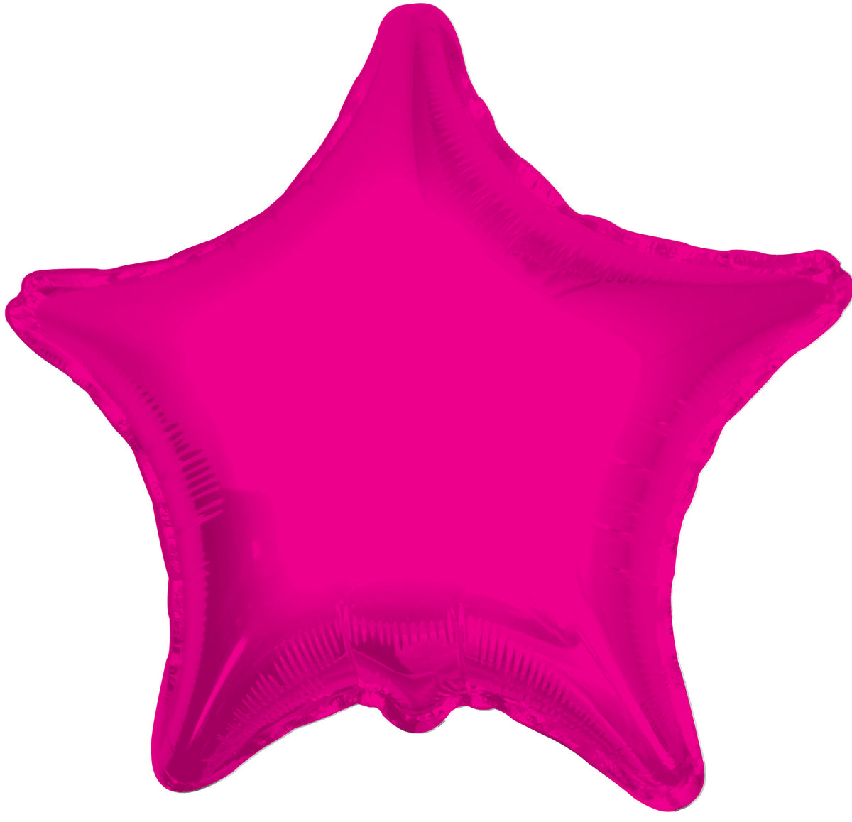 19" Hot Pink Star Foil Balloons (5 Pack) #17862
