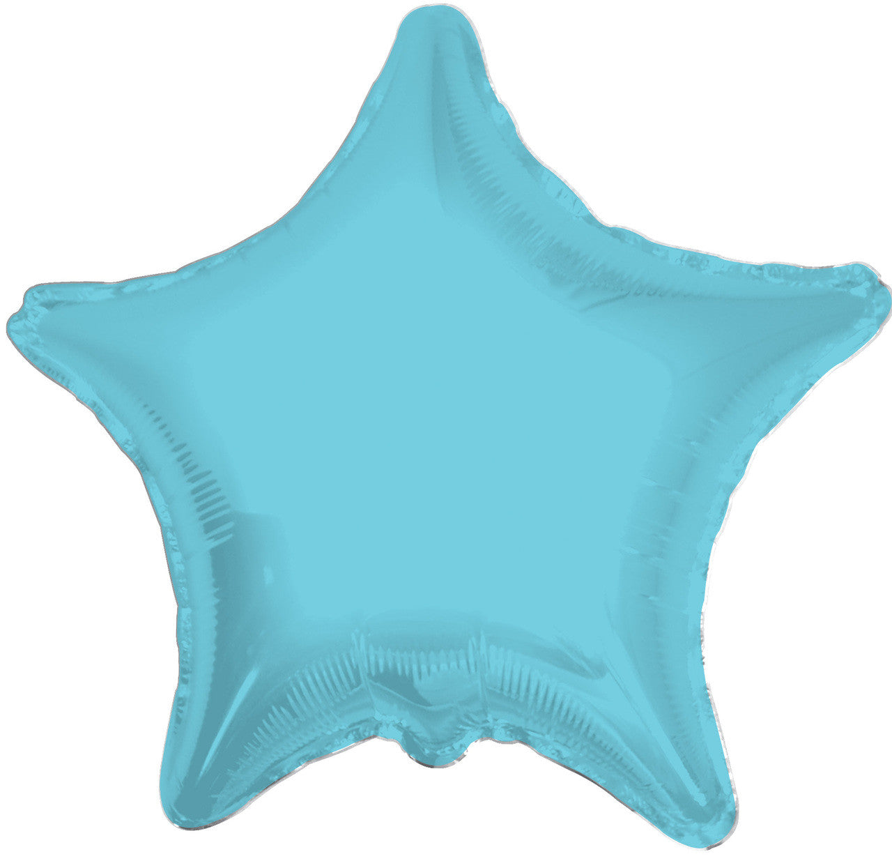 light blue star balloons