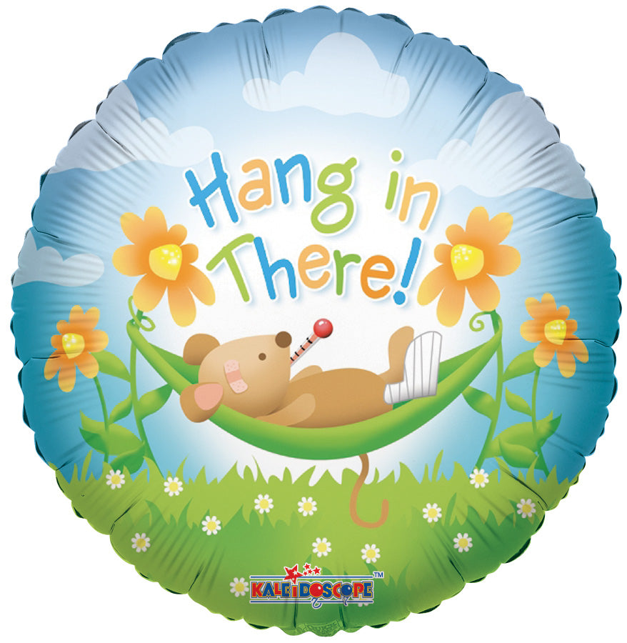 9" Get Well Hang in There Air Fill Foil (5 PACK) #17866-09