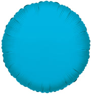 18" Turquoise Circle Helium Foil Balloon (5 Pack) #17906