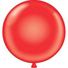 17" Tuf-Tex Red Latex Balloons 50ct #17007