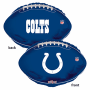 18" NFL Indianapolis Colts Football Shape Helium Foil Balloon 1ct #18098