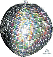 15" Disco Ball Orbz Spherical Shape Helium Foil Balloon #18031