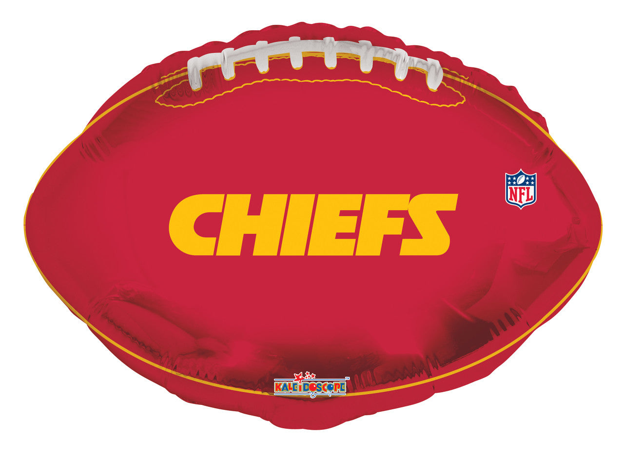 18" Kansas City Chiefs Football Shape Balloons 1ct #18097