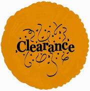 18" Clearance Helium Foil Balloons  (5 PACK) #114193
