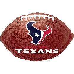18" NFL Houston Texans Football Shape Helium Foil Balloons #26137