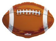 9" Mini Football Shape Air Fill Only Foil Balloon (5 Pack) #19173-09