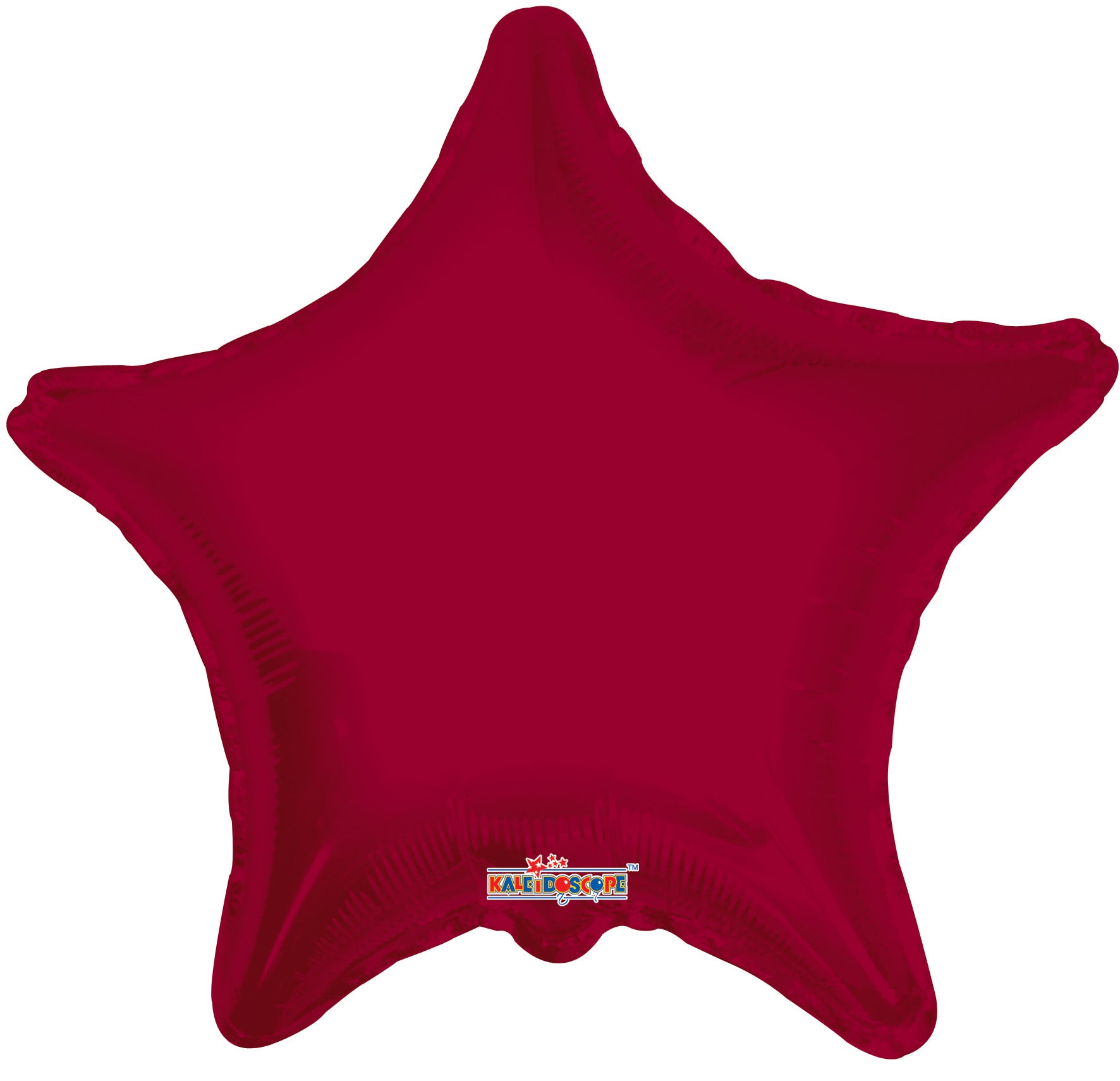 19" Burgundy Star Helium Foil Balloon 5 pack #19311