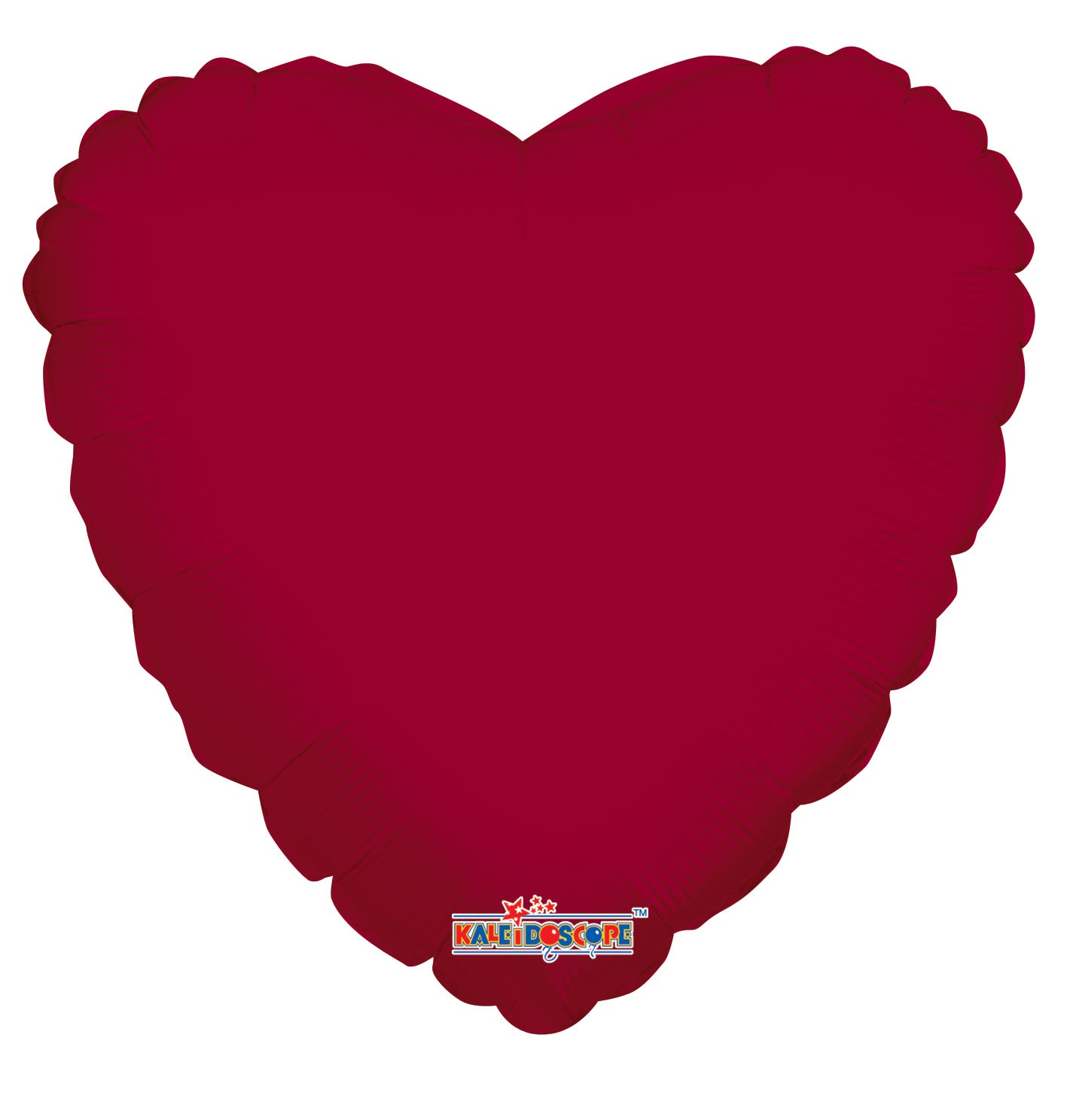 18" Burgundy Heart Helium Foil Balloons (5 Pack) #19313