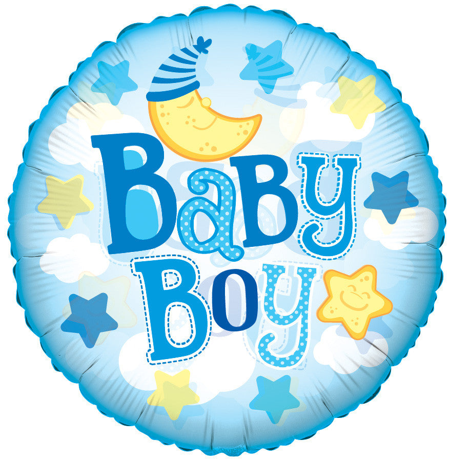 9" Mini It's A Boy Air Fill Only Foil Balloon (5 PACK)#19445-09