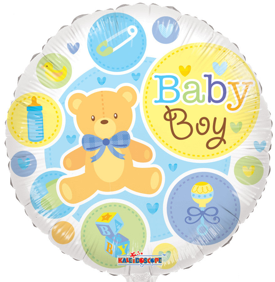 18" Baby Boy Helium Foil Balloon (5 Pack) #19532