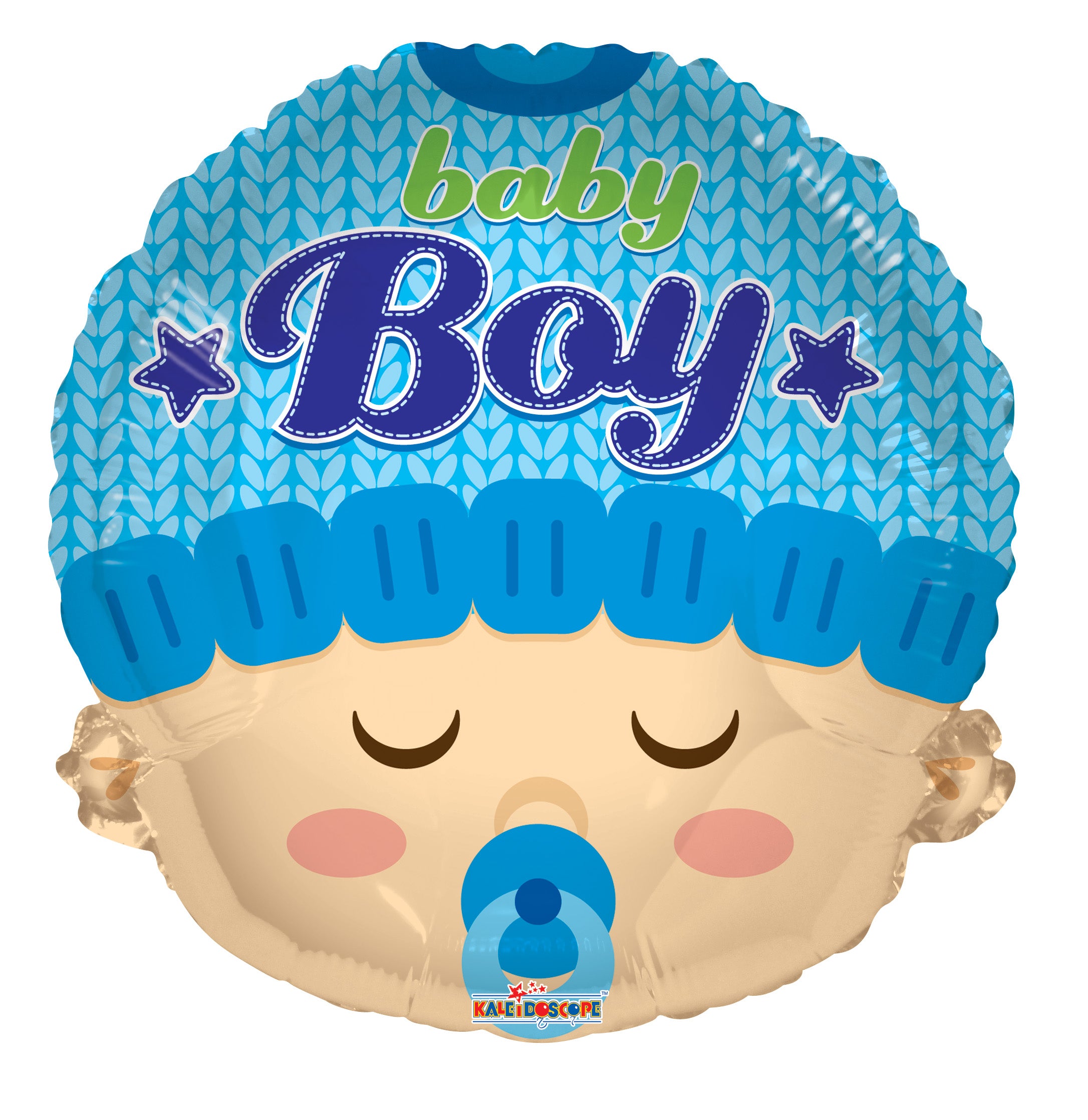 18" Baby Boy Head Shape Helium Balloon (5 Pack) #19609