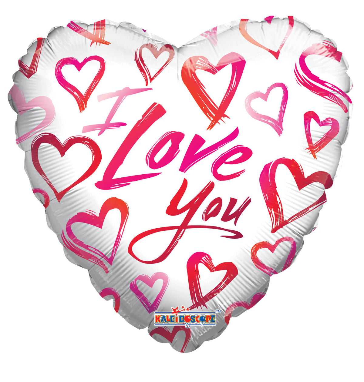 9" Mini I Love You Sketchy Hearts Mini Air Fill Only (5 PACK)