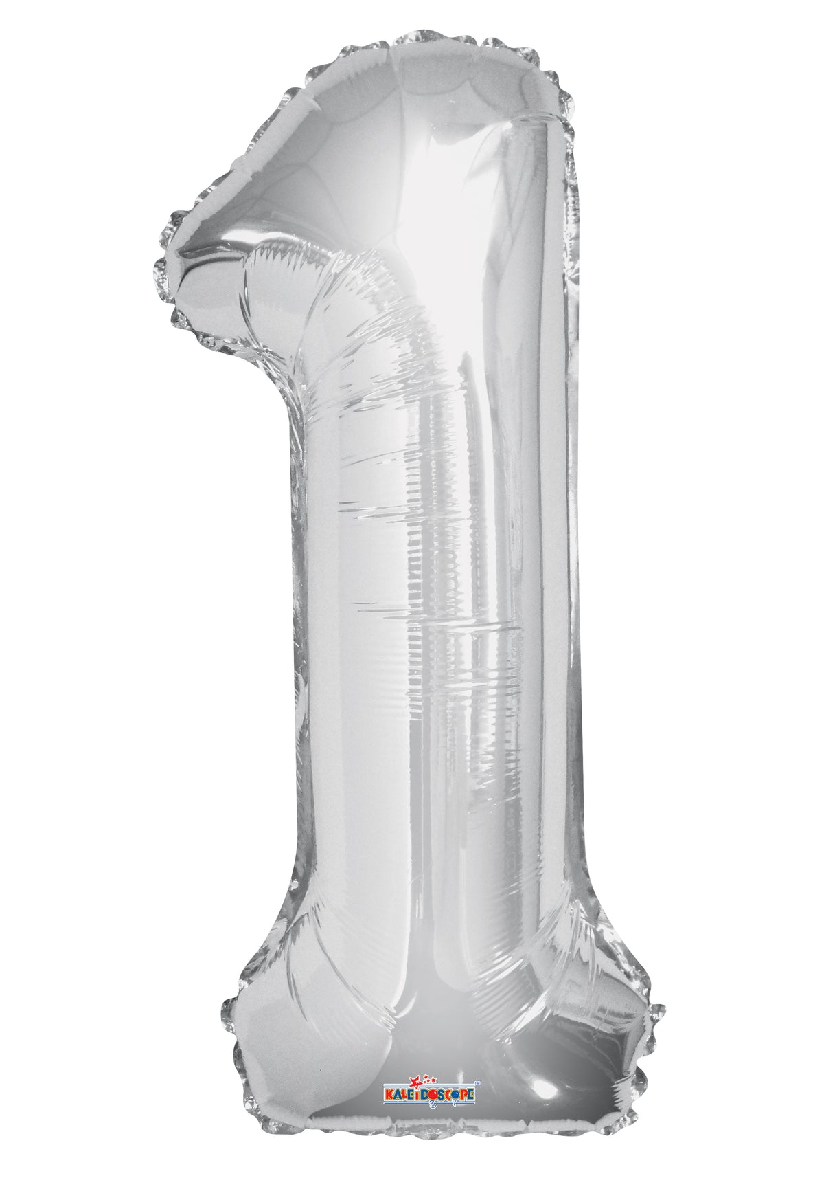 34" Large Silver Number # 1 Balloon #19643-34S