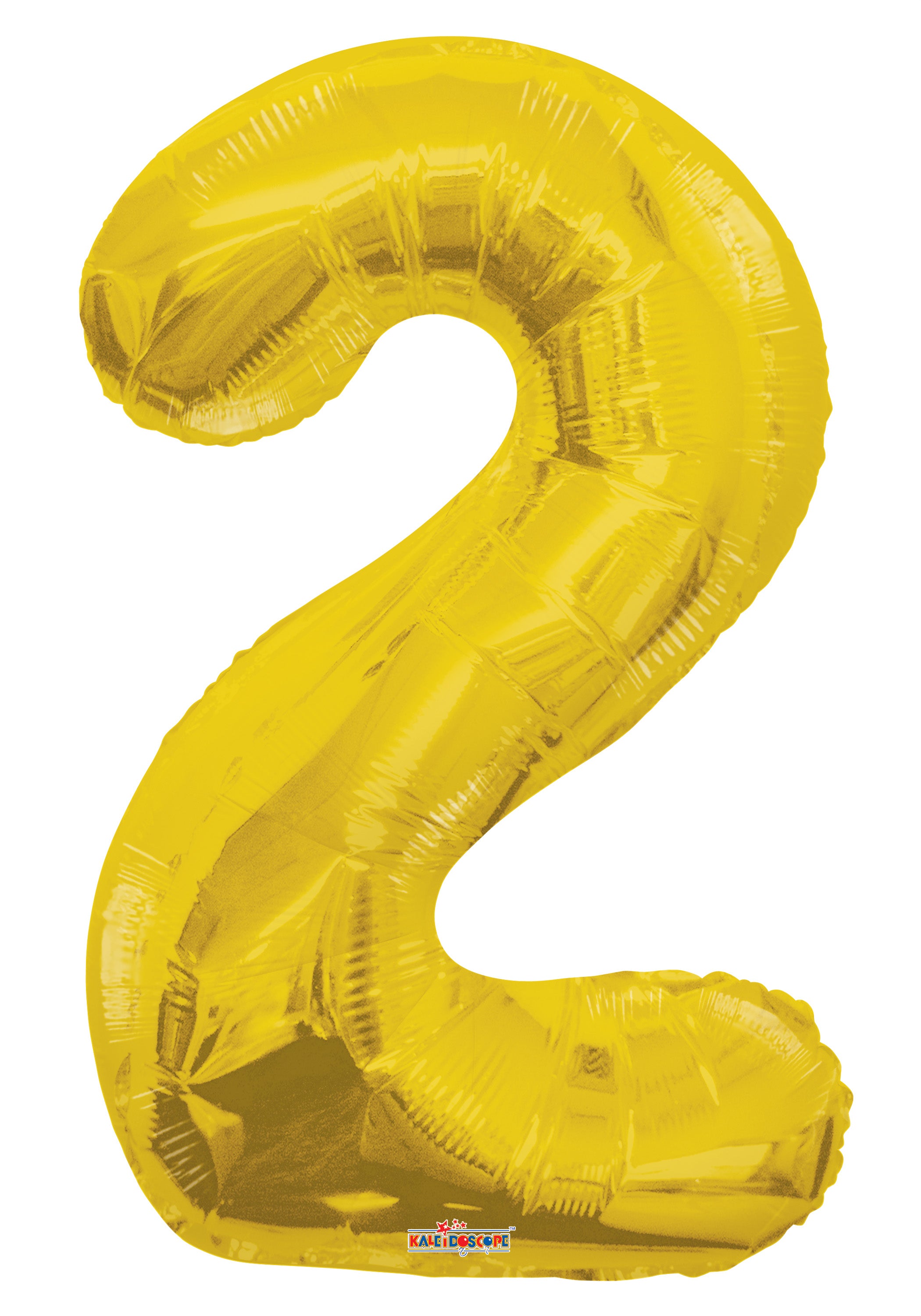 34" Large Gold Number 2 Balloons 1ct #19654-34S