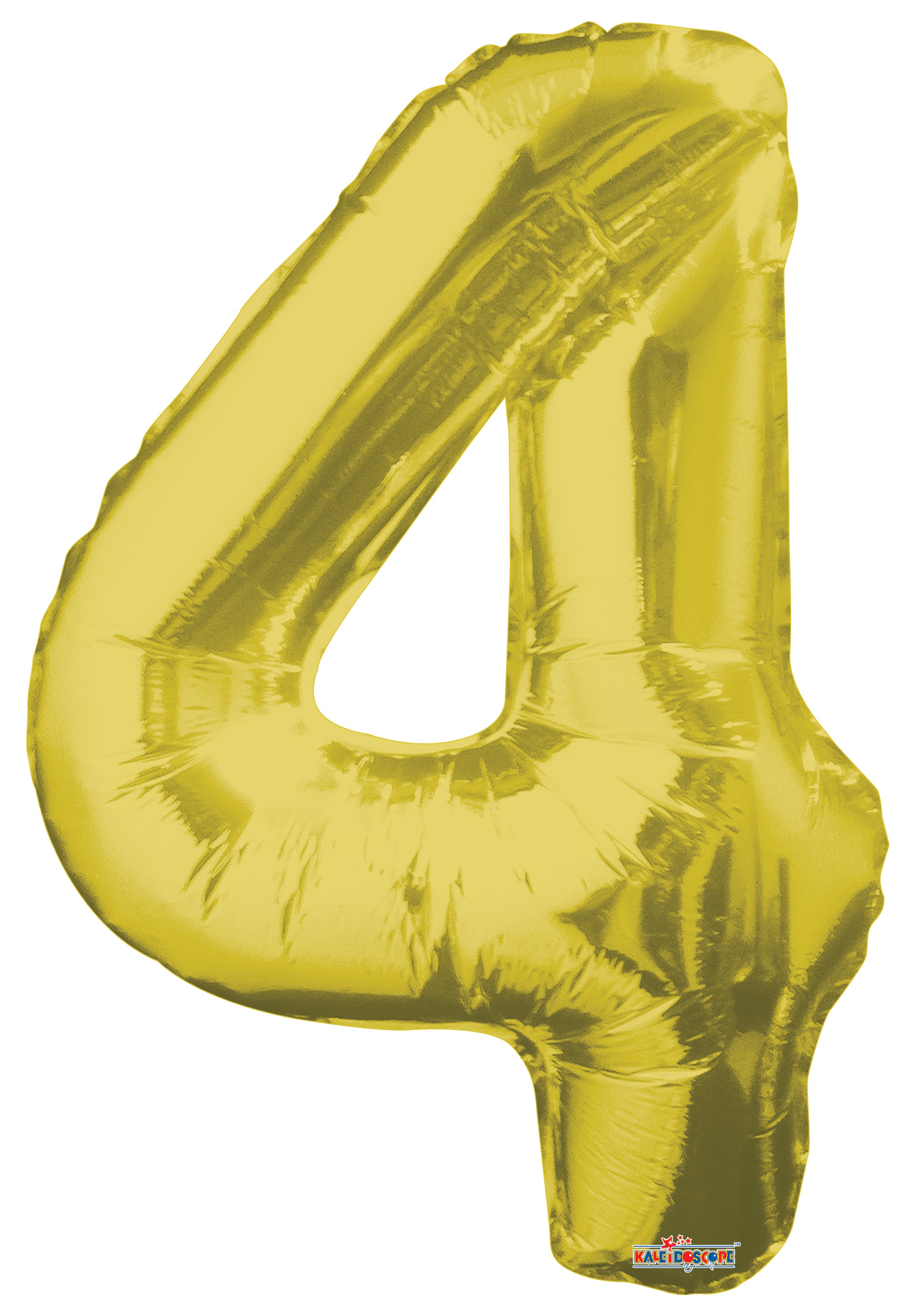 34" Large Gold Number 4 Balloon #19656-34S