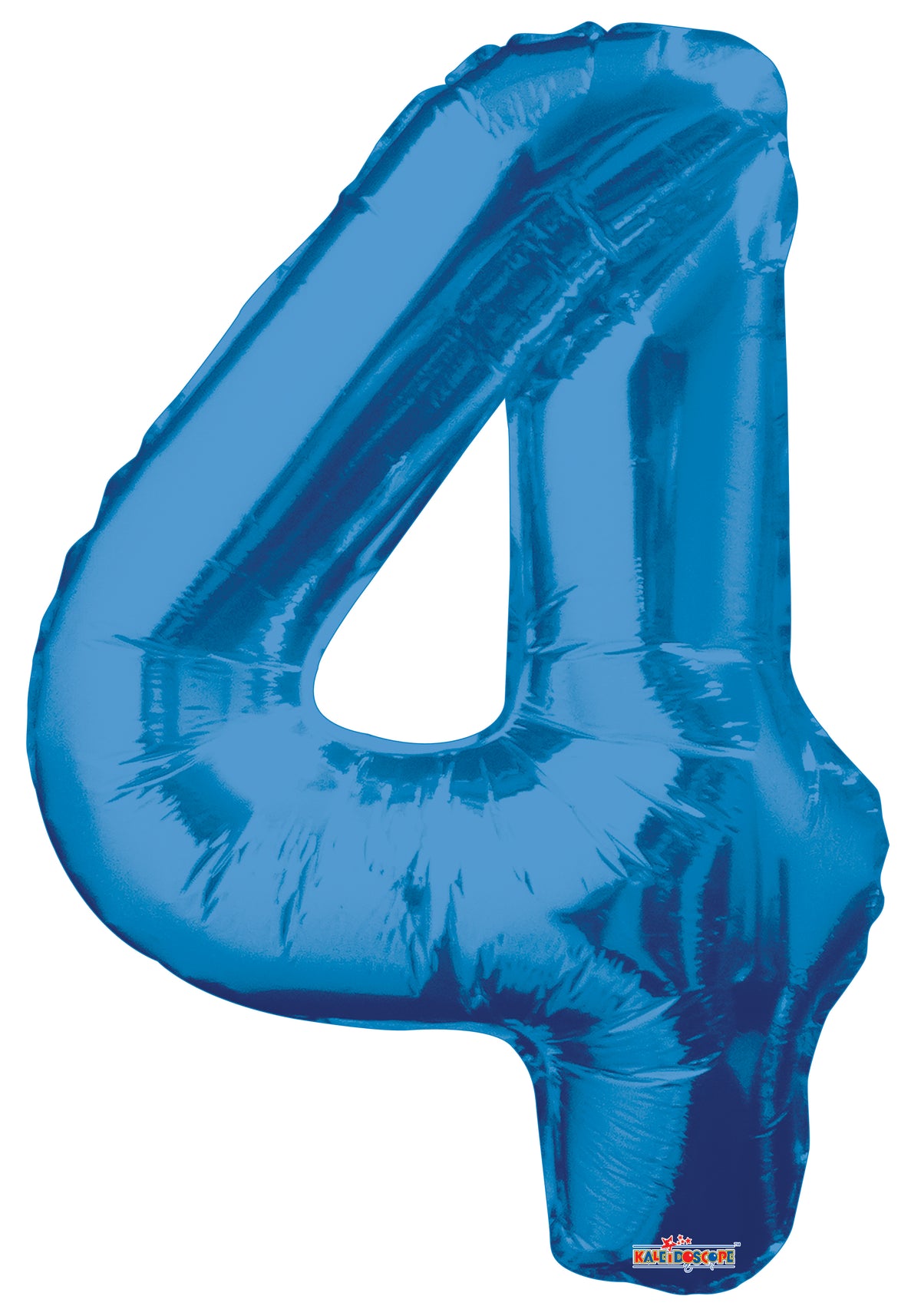 34" Large Blue # 4 Balloon #19666