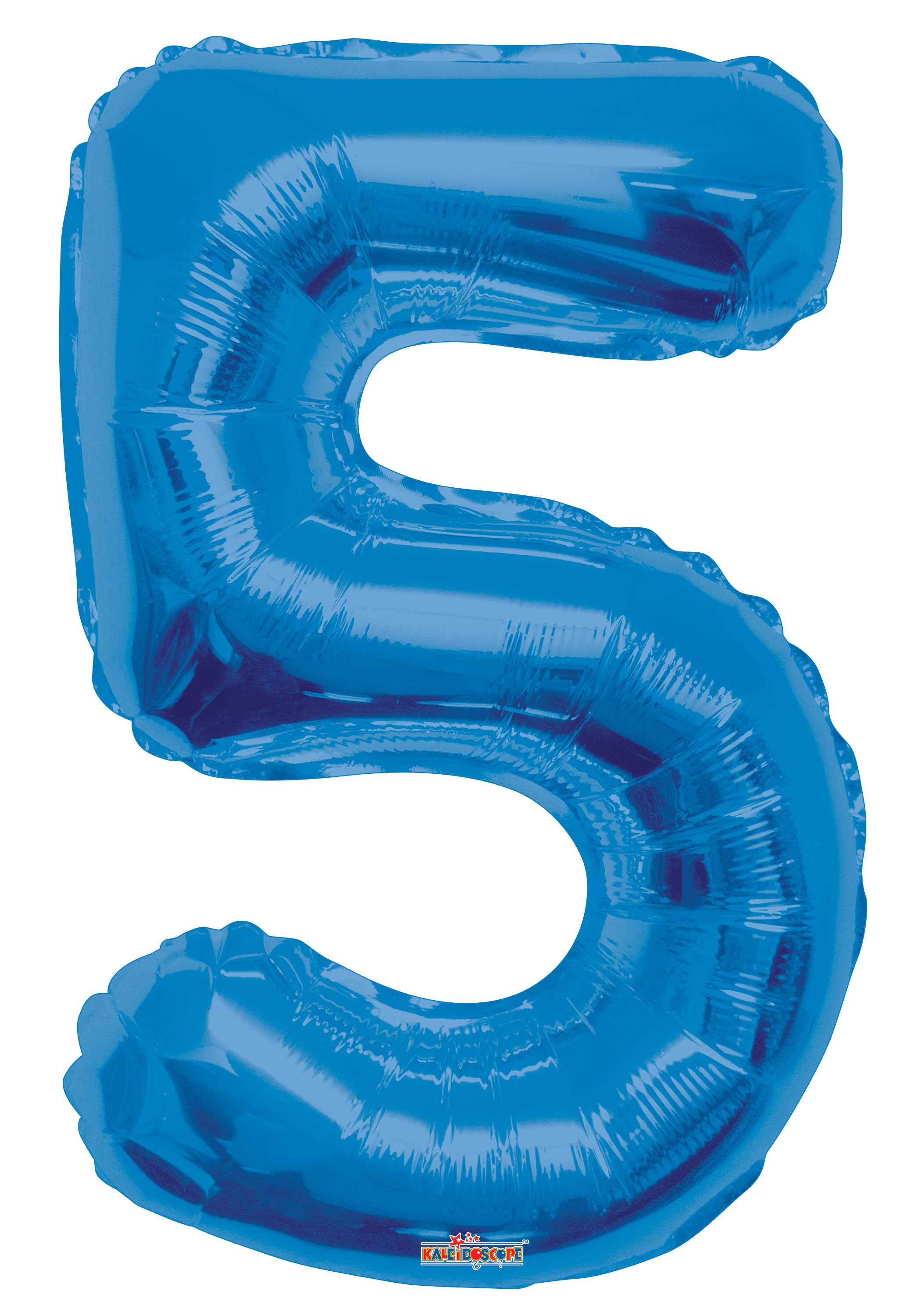 34" Large Blue # 5 Balloon #19667