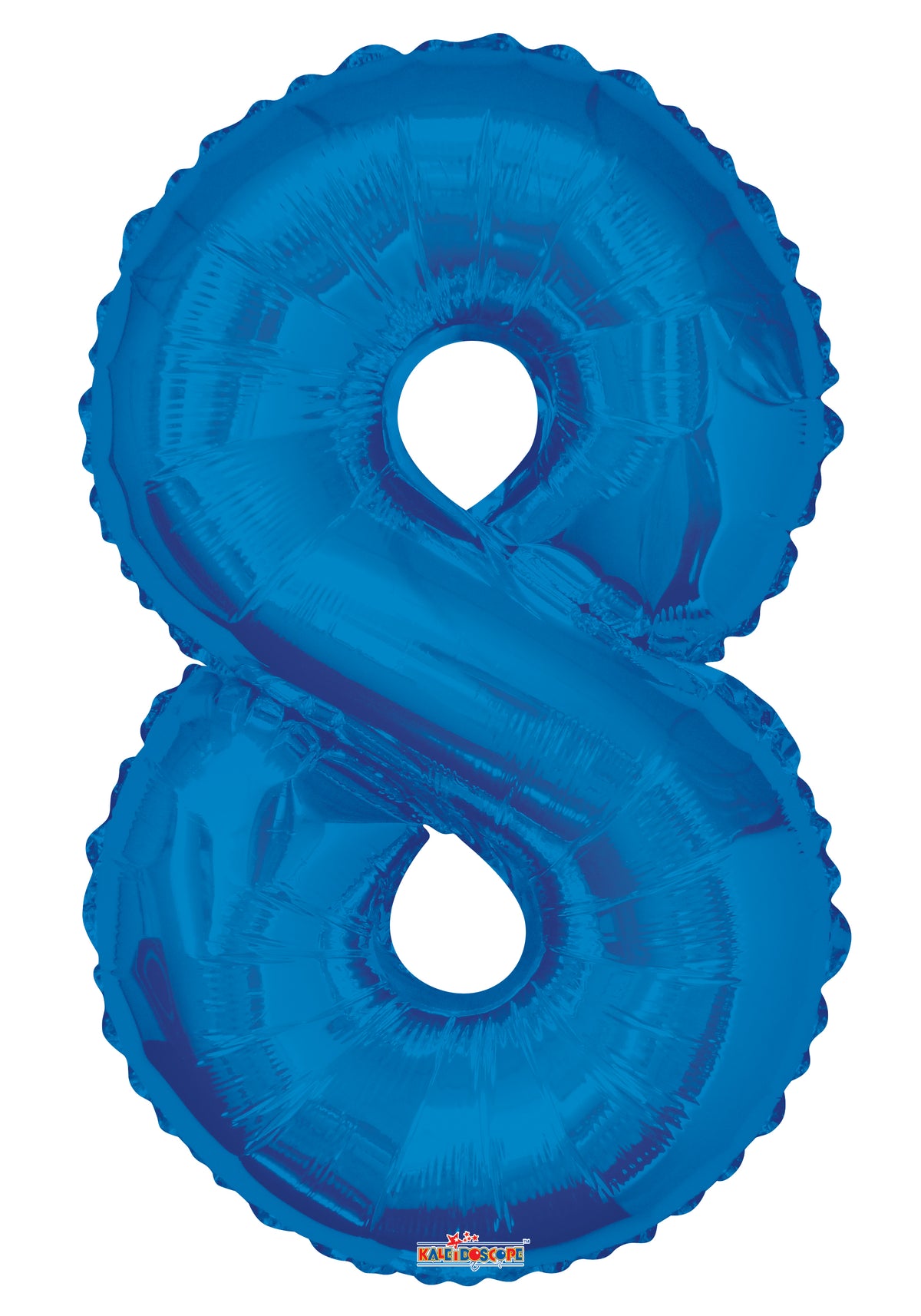 34" Large Blue # 8 Balloon #19670