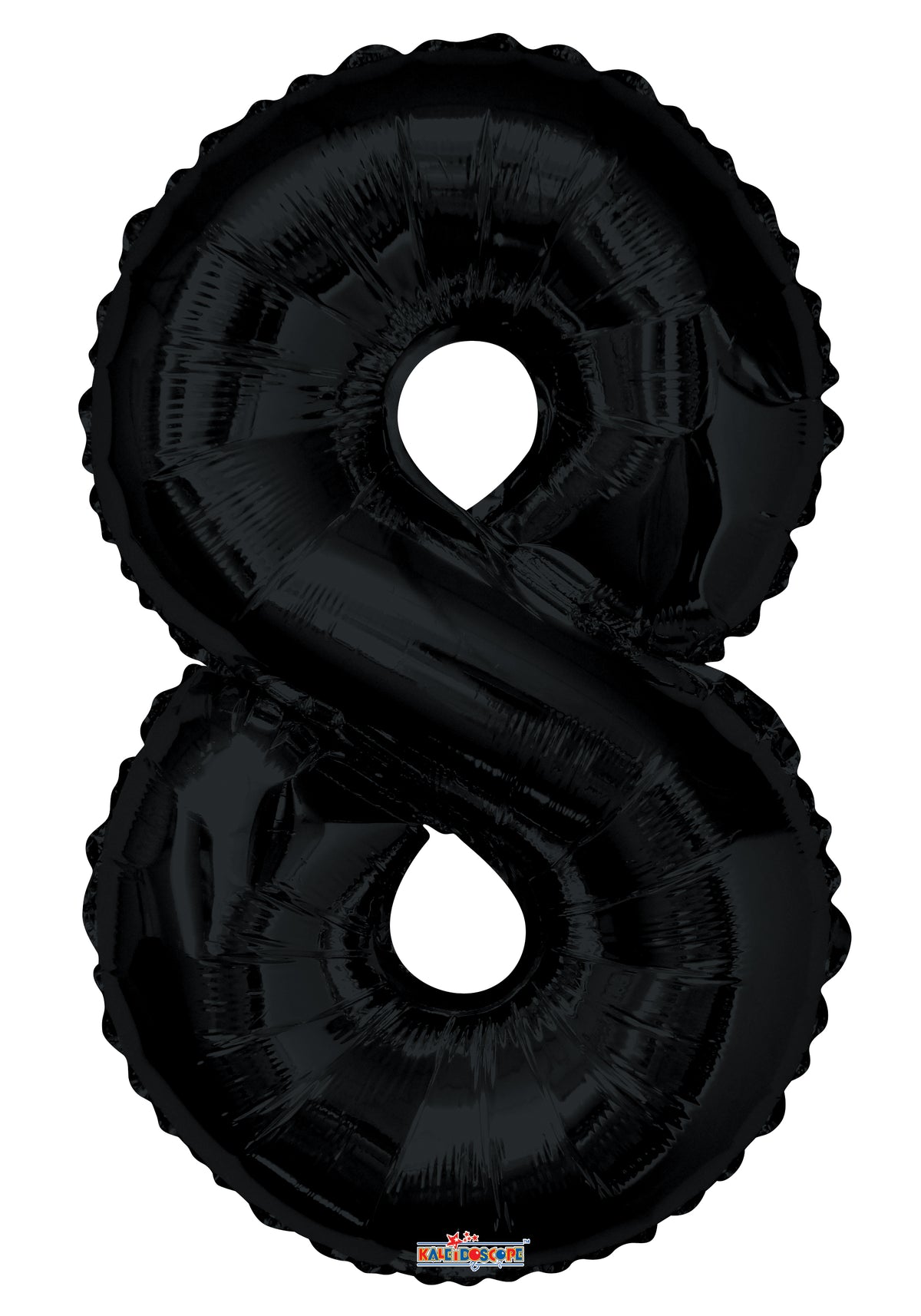 34" Large Black # 8 Balloon #19690