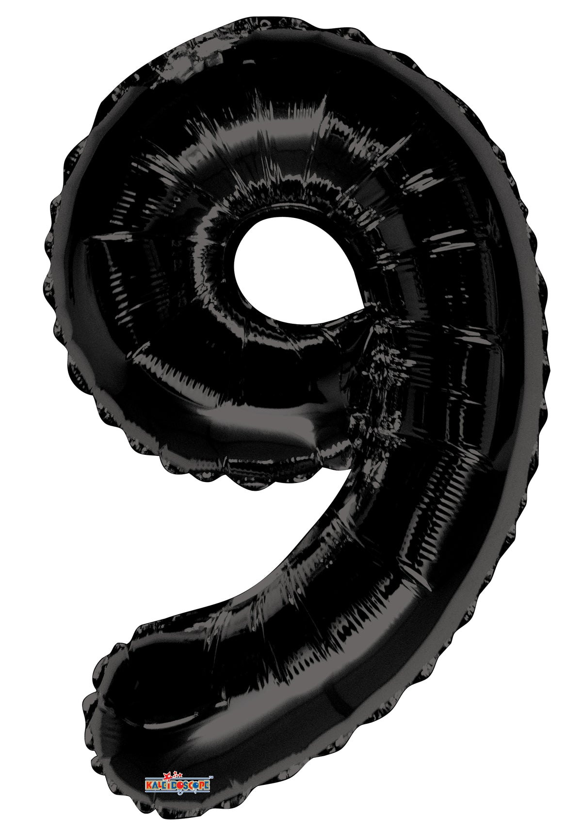 34" Large Black # 9 Balloon #19691
