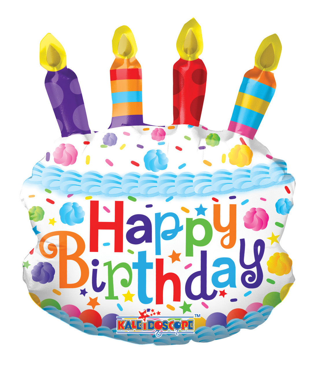 14" Mini Birthday Cake Shape Sweets Air Fill Only Foil Balloon (5 PACK)#19746-14