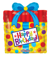 14" Mini Birthday Gift Air Fill Only Foil Balloon (5 PACK) #19747-14