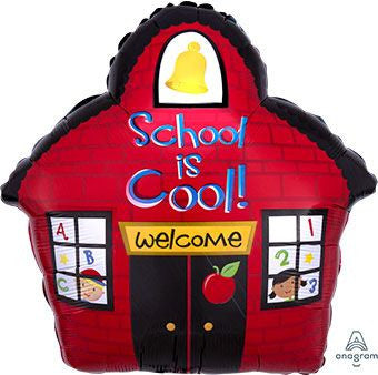 18" School House Shape Helium Foil Balloons (1 Pack) #19950