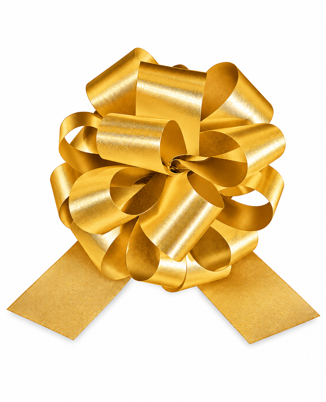 5" Gold Perfect Pull Bow (10 Pack) #PF15-01