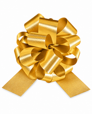 5" Gold Perfect Pull Bow (10 Pack) #PF15-01