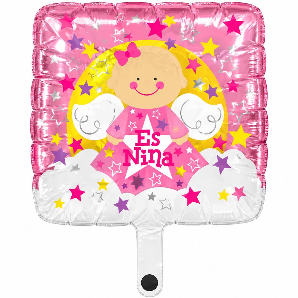 9" Es Nina Spanish Air Fill Only Foil Balloon (5PACK)