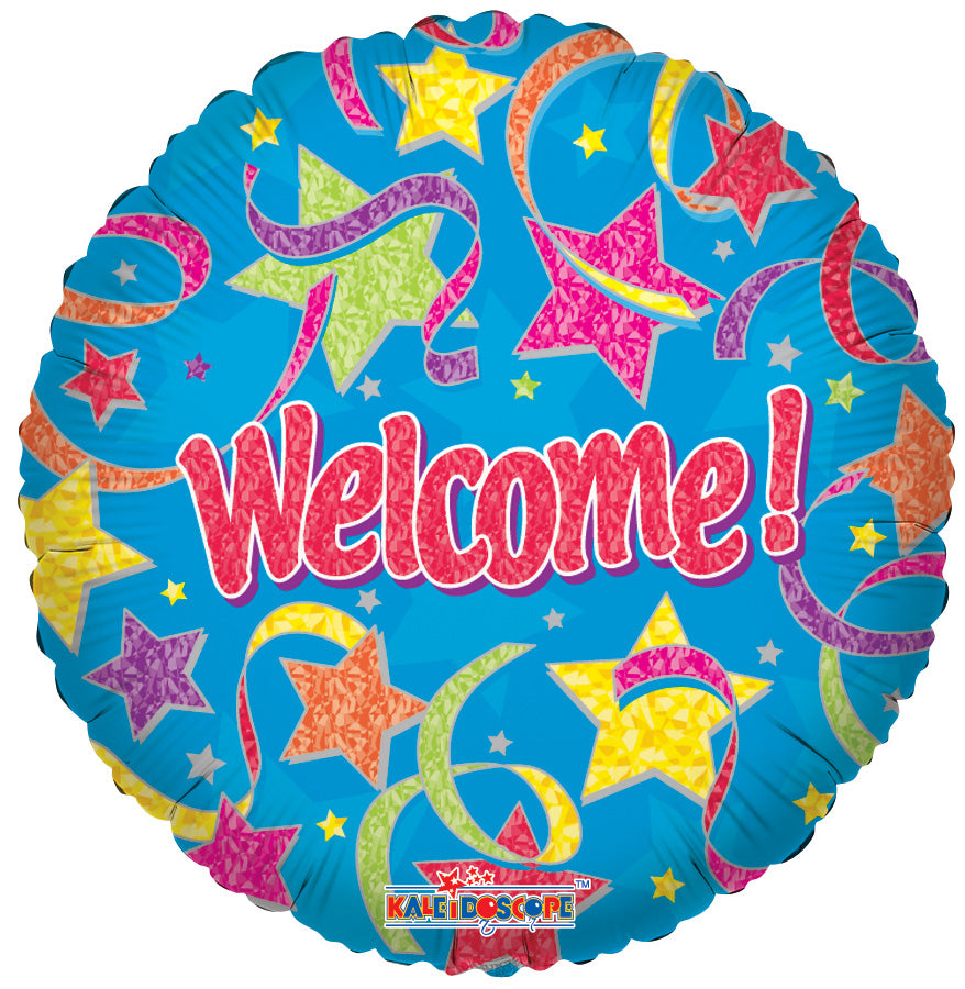 18" Welcome Helium Foil Balloons (5PACK) #20057