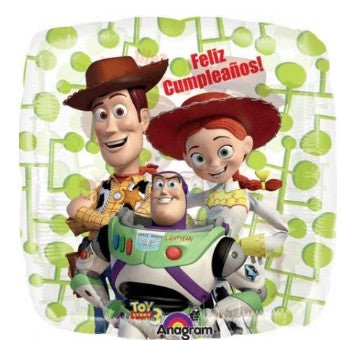 18" Toy Story Feliz Cumpleanos Helium Foil Balloon 1ct #21405
