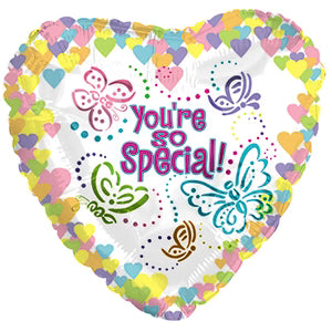 18" You're So Special Heart Shape Helium Foil Balloon (5 PACK) #214304