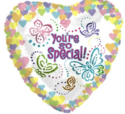 18" You're So Special Heart Shape Helium Foil Balloon (5 PACK) #214304