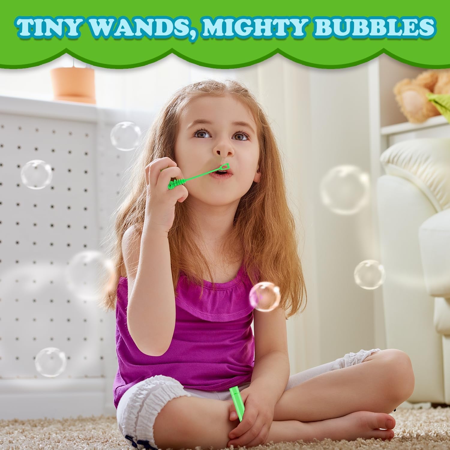 Mini Small Bubbles Wands Toys Gift Bulk 64 Pack-Bubble Party Favor Supplies | Bulk Kids Toddler Non Candy Trick or Treats Goodie Prizes for Halloween Birthday Wedding Parade Throws Giveaways Handouts