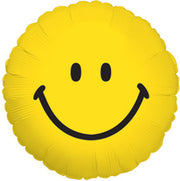 18" Smile Face Helium Foil Balloon (5 PACK) #22757