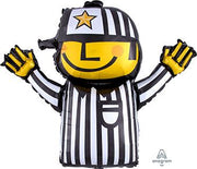 32" Referee Shape Punch-A-Bad-Call Helium Foil Balloon- 1ct #23780