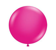 5" TUFTEX Hot Pink Latex Balloons 50ct Bag #15029