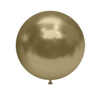 ** Special Package** 11" Tuf Tex Golden Chrome Shiny Latex Balloons 25 Bag #50071-25
