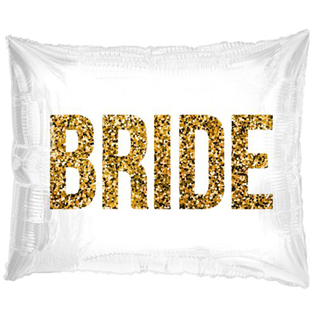 22" BRIDE Helium Square Foil Balloon (1 Pack) #78306