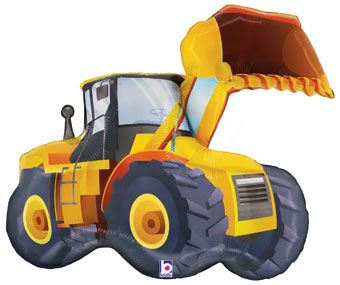 33" Construction Truck Bull Dozer Shape Balloon #25468