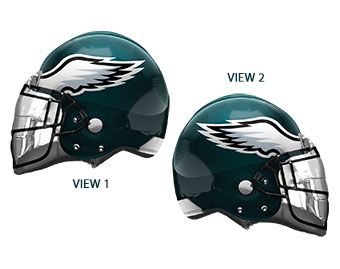21" Philadelphia Eagles Helmet Shape Helium Foil Balloon 1ct #26301
